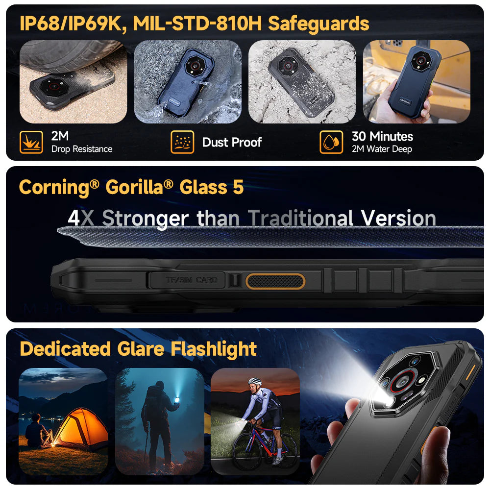 Ulefone Armor X32 Pro – 5G rugged smartphone, 8GB/256GB