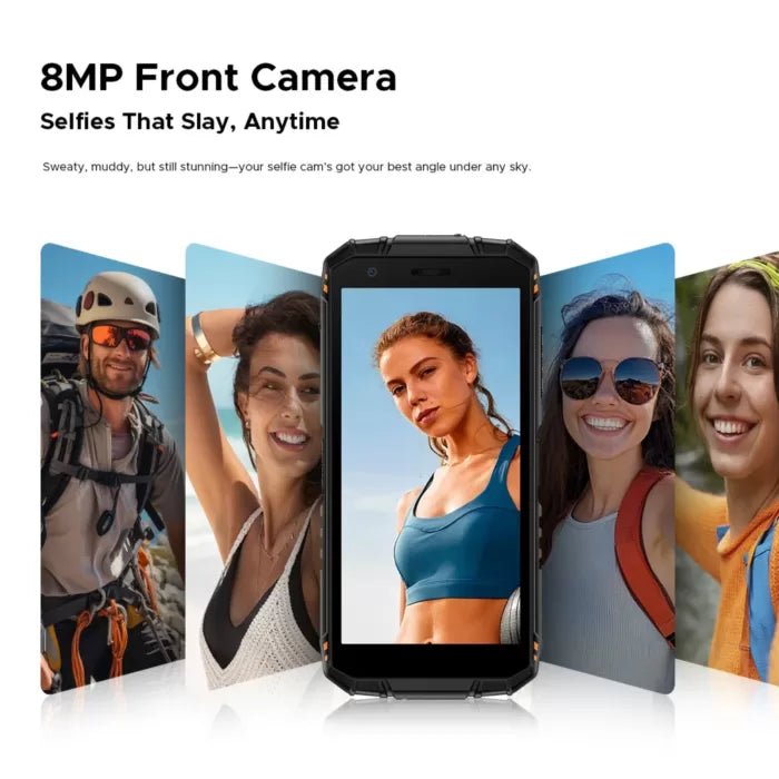 Doogee Fire 3 Ultra Rugged Smarphone, 6GB+18GB)/256GB, Orange - Patriam BV