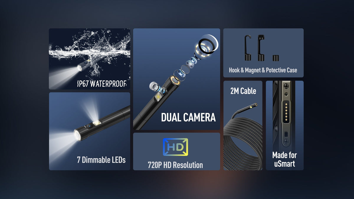 Ulefone uSmart E02 Dual Endoscoop tweede productafbeelding