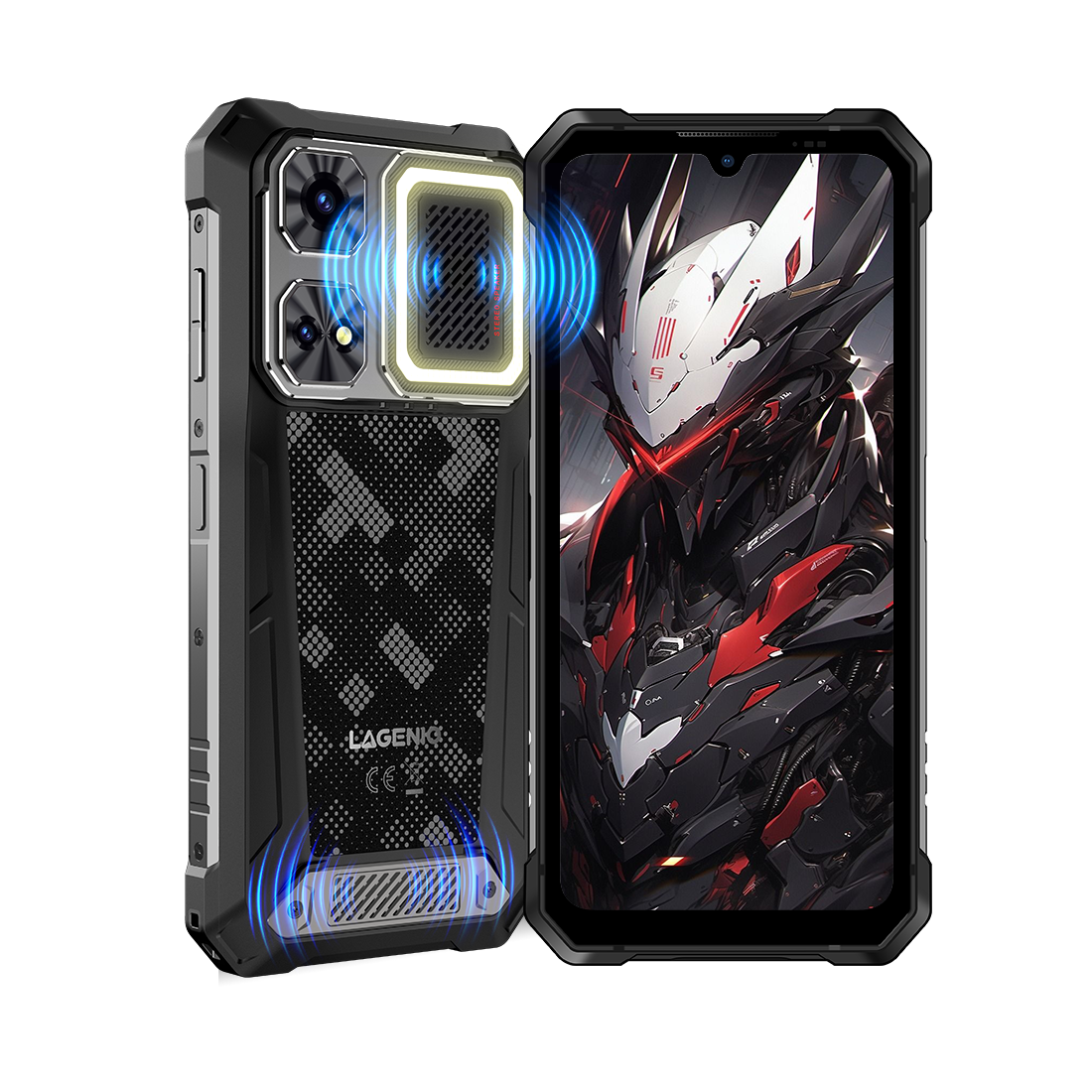 Lagenio Rhino 1 pro 24GB / 256GB, Black