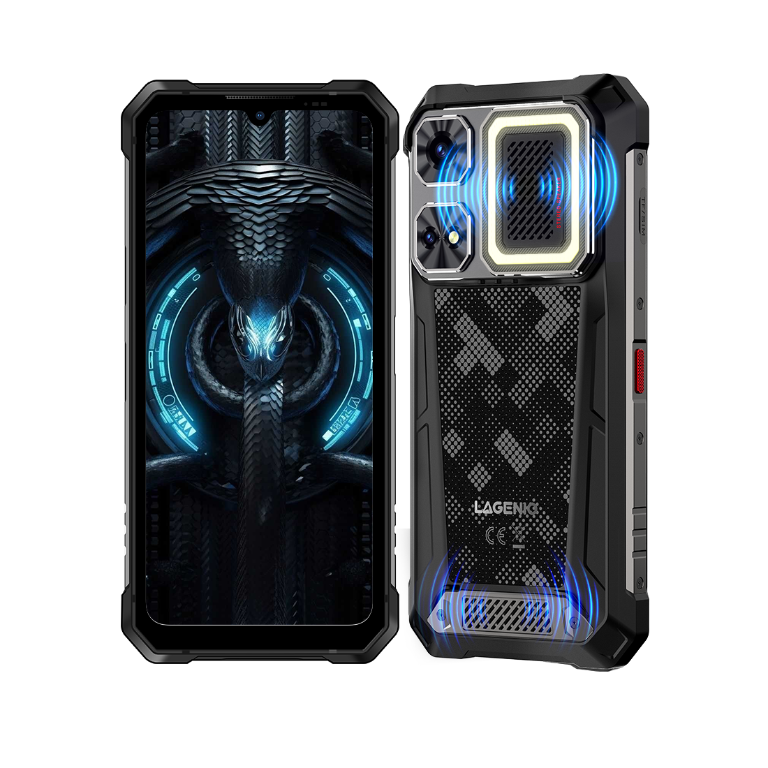 Lagenio Rhino 1 pro 24GB / 256GB, Black